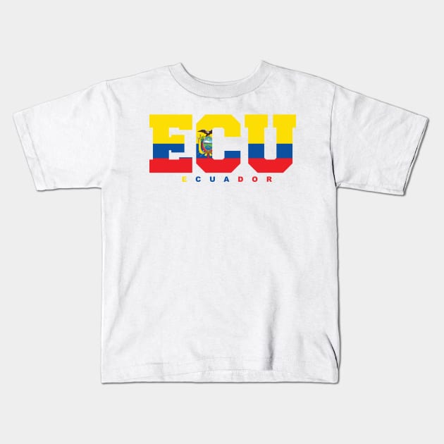 Ecuador Kids T-Shirt by BAOM_OMBA